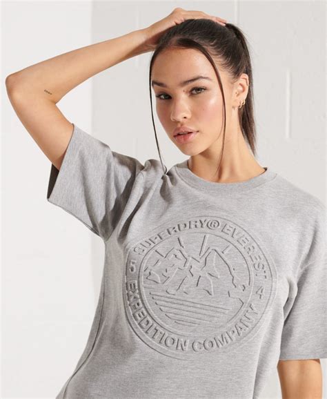 embossed t-shirts for women.